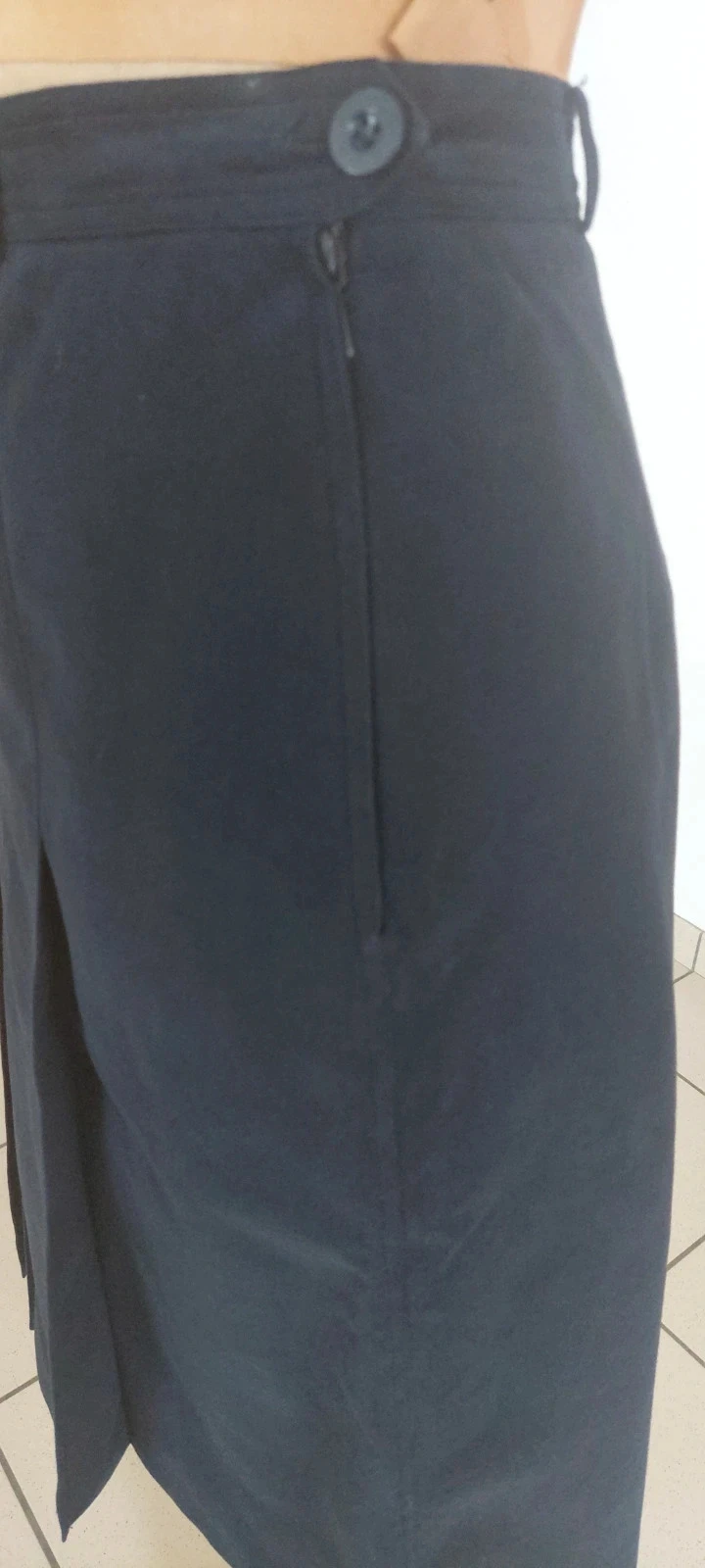 Jupe midi Escada marine - Taille 42 – photo 2